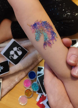 Glitzertattoos