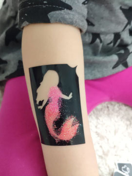 Glitzertattoos