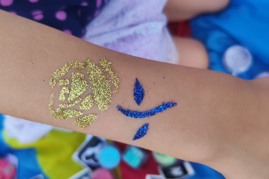 Glitzertattoos